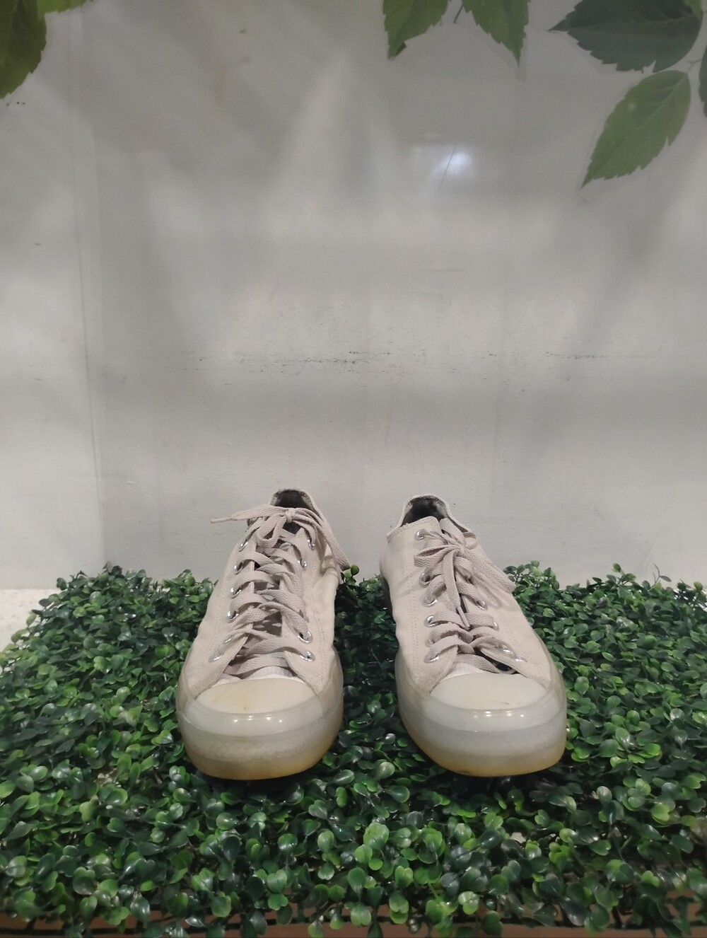 Converse  Men's Low-Top Sneakers in Light Beige Pre-owned Visible Wear